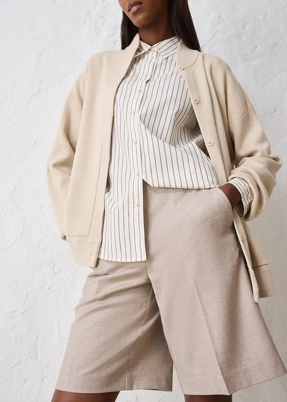 Jupe-culotte avec laine, bonprix