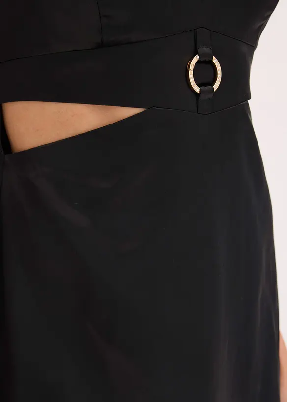 Robe midi en satin fluide, bonprix