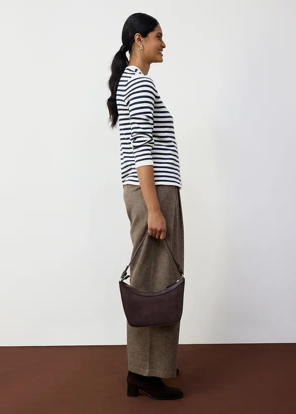 Gilet en maille coton et soie, bonprix