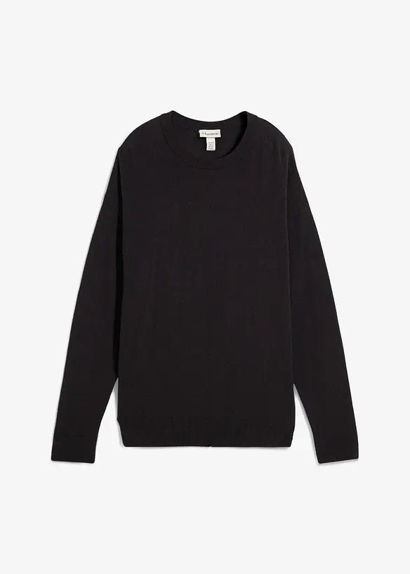 Pull texturé en coton majoritaire, bonprix