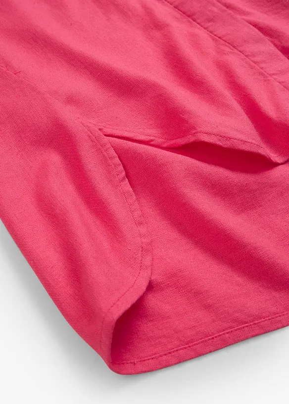 Chemisier en lin mélangé frais et respirant, bonprix