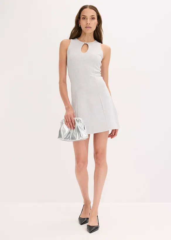 Robe courte &agrave; boutons d&eacute;coratifs, bonprix