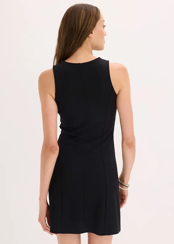 Robe courte à boutons décoratifs, bonprix