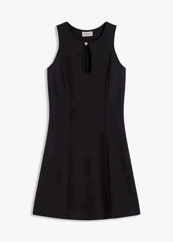 Robe courte à boutons décoratifs, bonprix