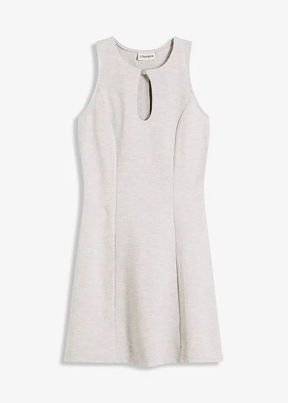 Robe courte &agrave; boutons d&eacute;coratifs, bonprix