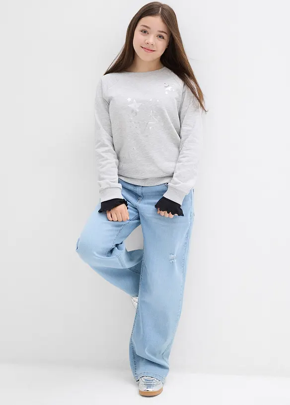 Sweat 100% coton, bonprix