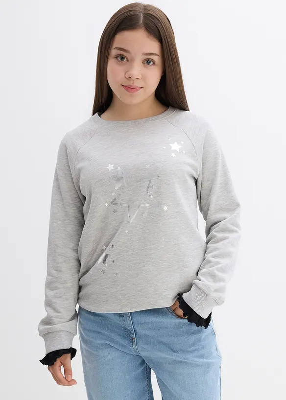 Sweat 100% coton, bonprix
