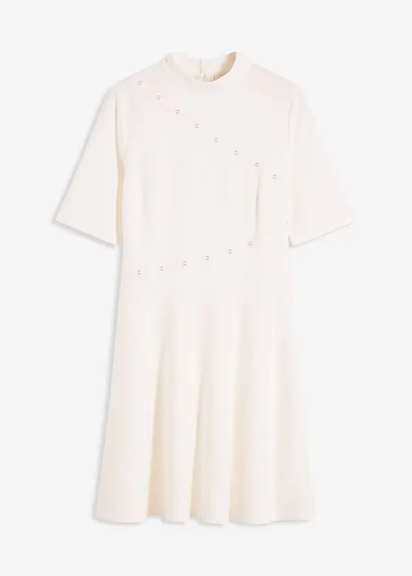 Robe courte à rivets, bonprix