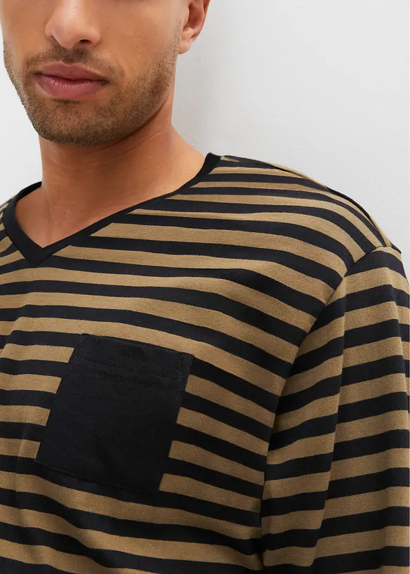 Pyjama 100% coton à manches longues, bonprix