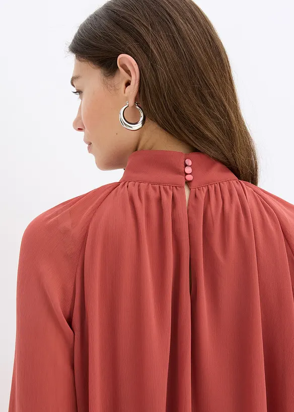 Robe en mousseline à volants, bonprix