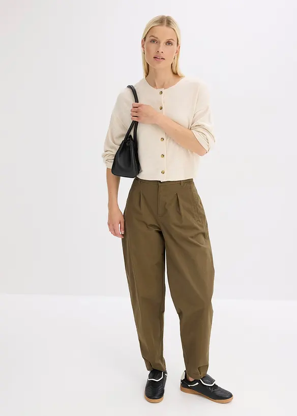 Gilet en fine maille côtelée, bonprix