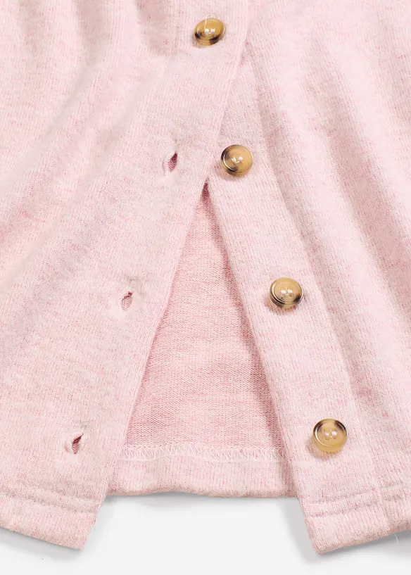 Gilet en fine maille côtelée, bonprix