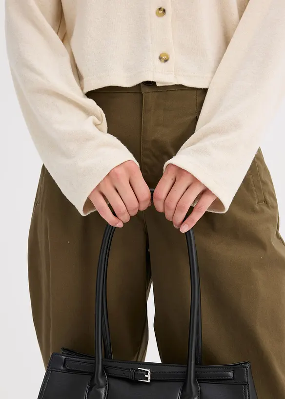 Gilet en fine maille côtelée, bonprix