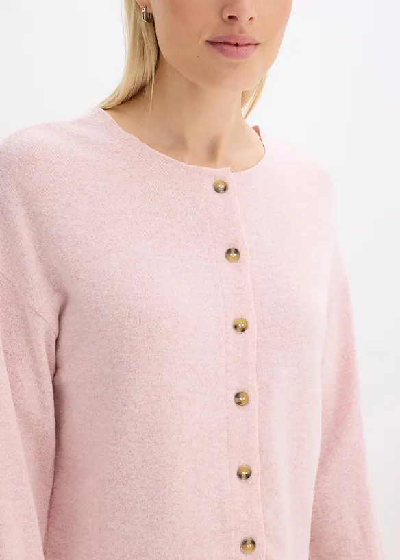 Gilet en fine maille côtelée, bonprix