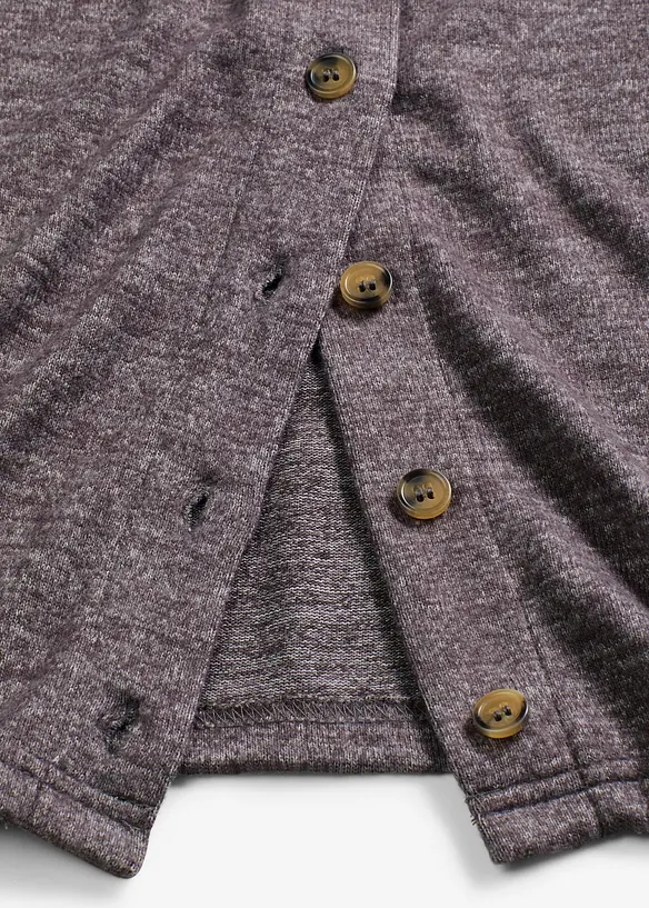 Gilet en fine maille côtelée, bonprix