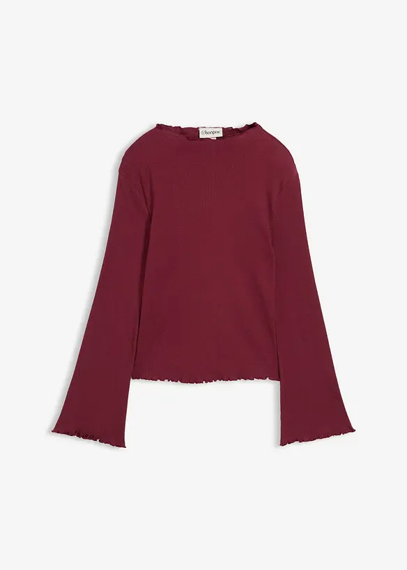 T-shirt côtelé 100% coton, bonprix