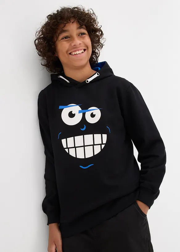 Sweat à capuche 100% coton, bonprix