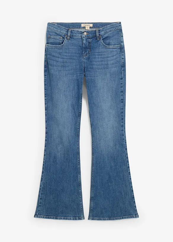 Jean flare taille mi-haute, bonprix