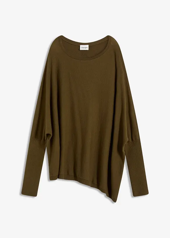 Pull en fine maille, viscose majoritaire, bonprix