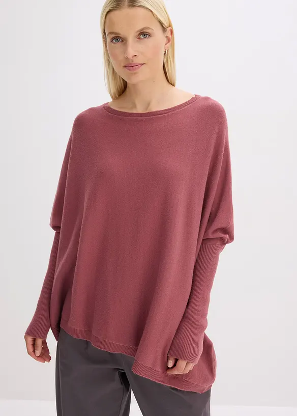 Pull en fine maille, viscose majoritaire, bonprix
