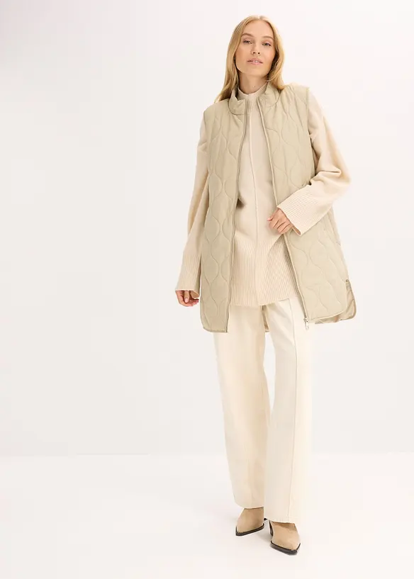 Gilet matelassé sans manches, ultra-léger, bonprix