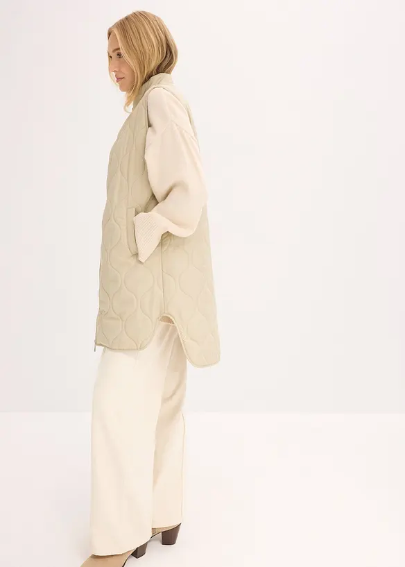 Gilet matelassé sans manches, ultra-léger, bonprix