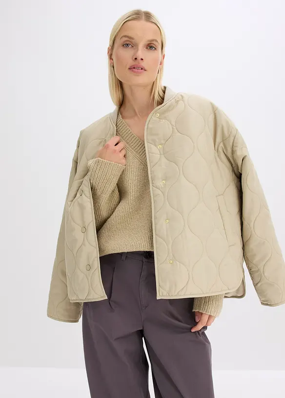 Pull col V oversize, bonprix