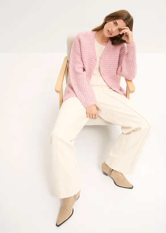 Gilet en grosse maille, bonprix