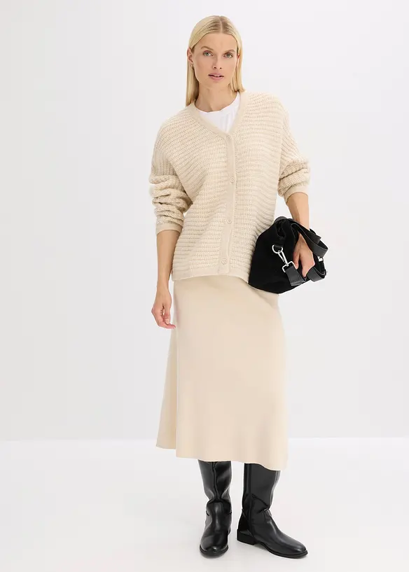 Gilet en grosse maille, bonprix