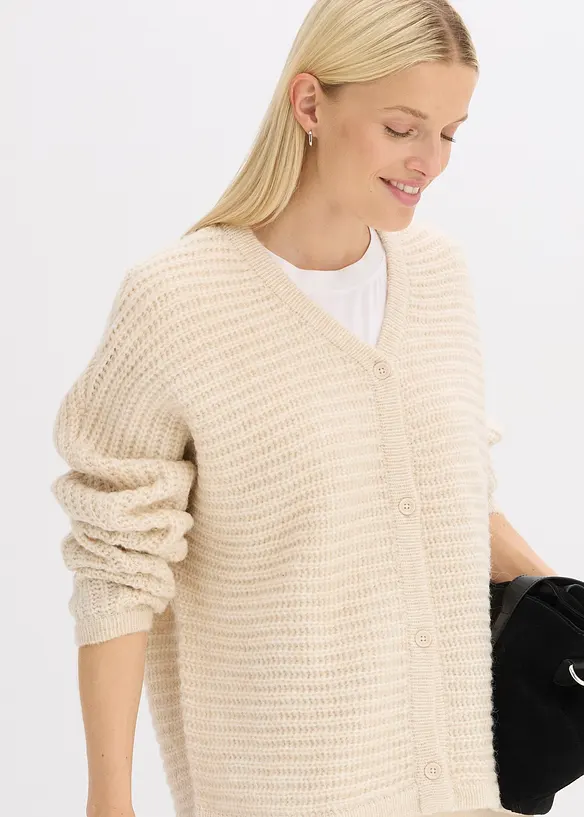 Gilet en grosse maille, bonprix