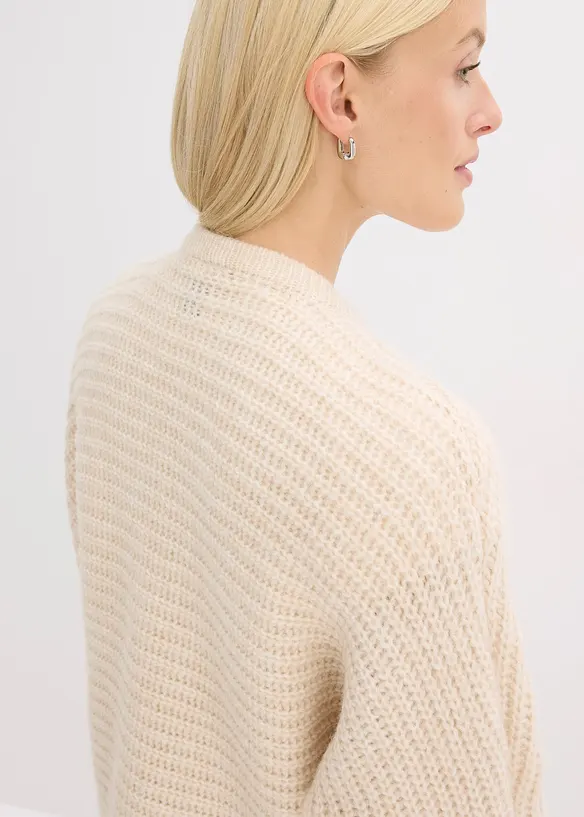 Gilet en grosse maille, bonprix