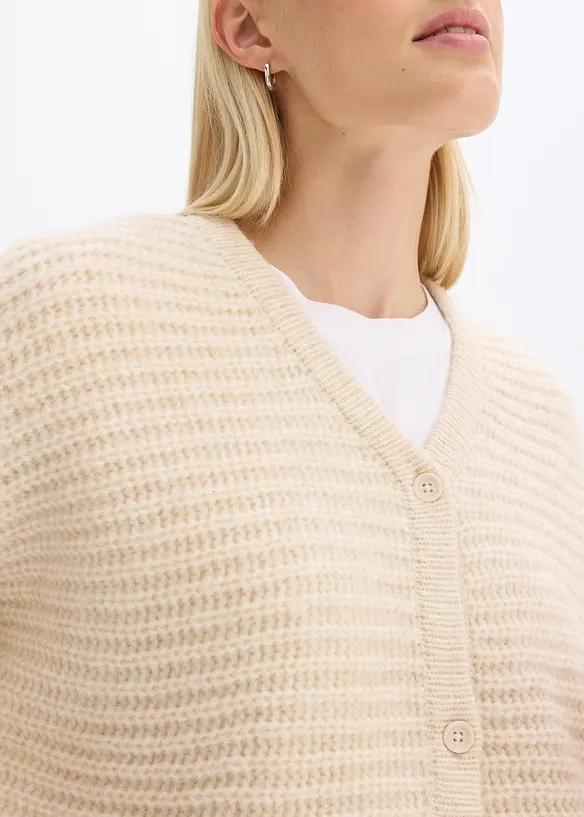 Gilet en grosse maille, bonprix