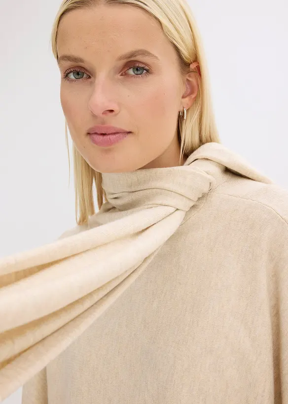 Pull en fine maille de viscose mélangée, bonprix