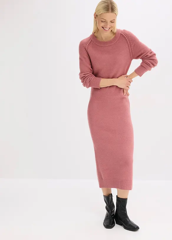 Robe en maille, bonprix