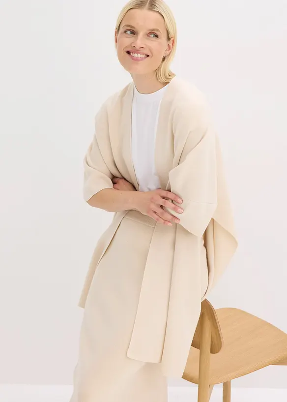 Cape oversize en maille, bonprix