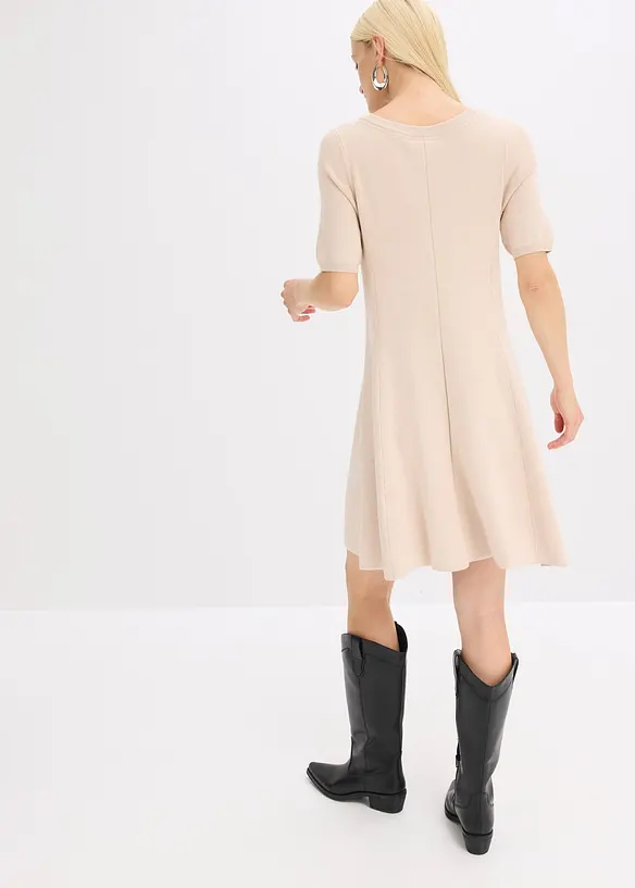 Robe en douce maille de viscose mélangée, bonprix