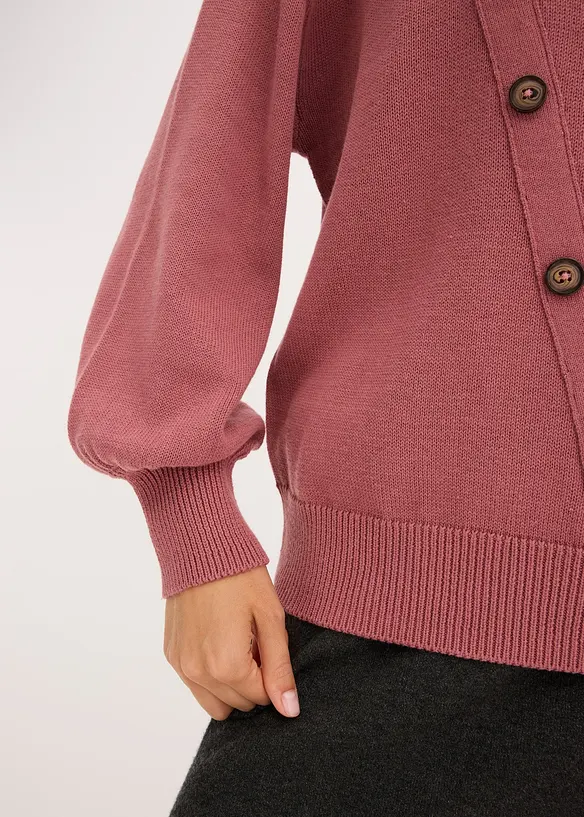 Pull à boutonnage asymétrique, bonprix
