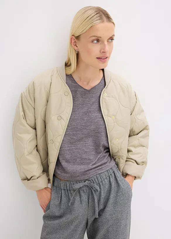 T-shirt court et boxy, bonprix