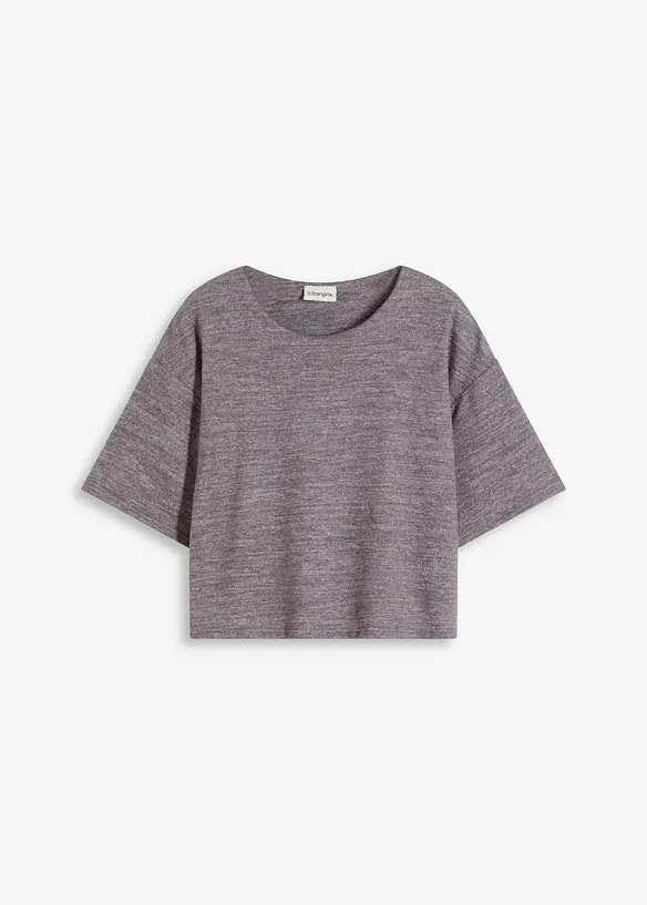 T-shirt court et boxy, bonprix
