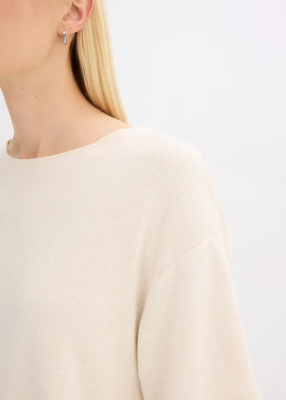 T-shirt court et boxy, bonprix