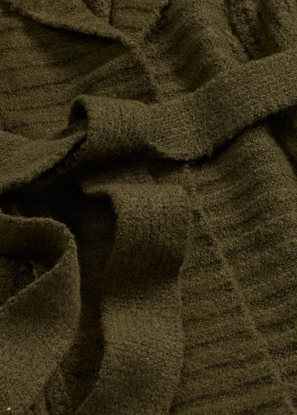 Gilet en grosse maille à motif torsadé, bonprix