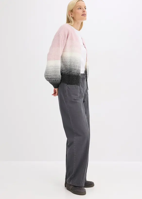 Gilet doux en grosse maille, bonprix