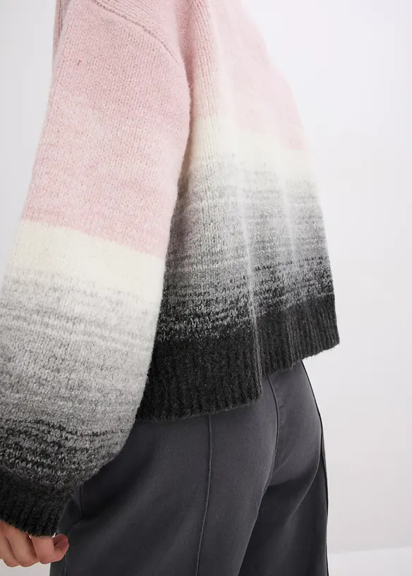 Gilet doux en grosse maille, bonprix