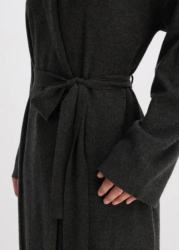 Long gilet en maille douce, viscose majoritaire, bonprix