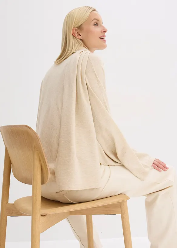 Pull en fine maille de viscose mélangée, bonprix