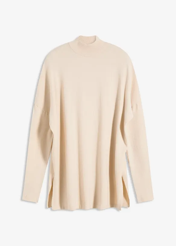 Pull forme cape en viscose mélangée, bonprix