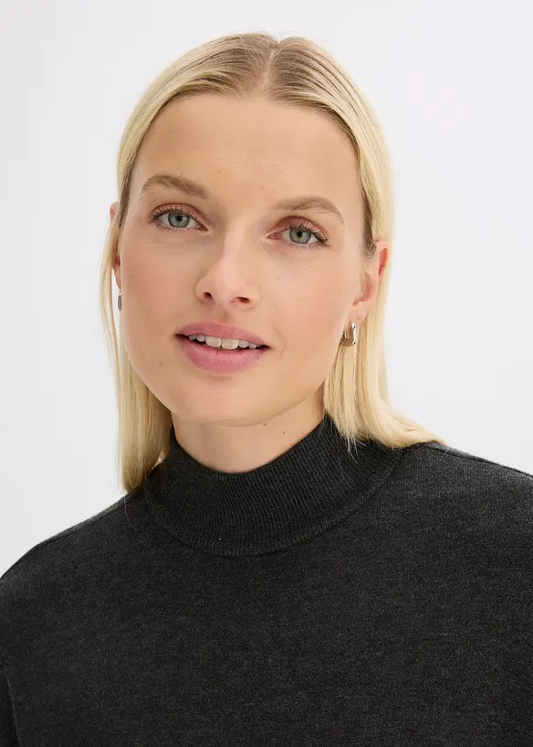 Pull forme cape en viscose mélangée, bonprix