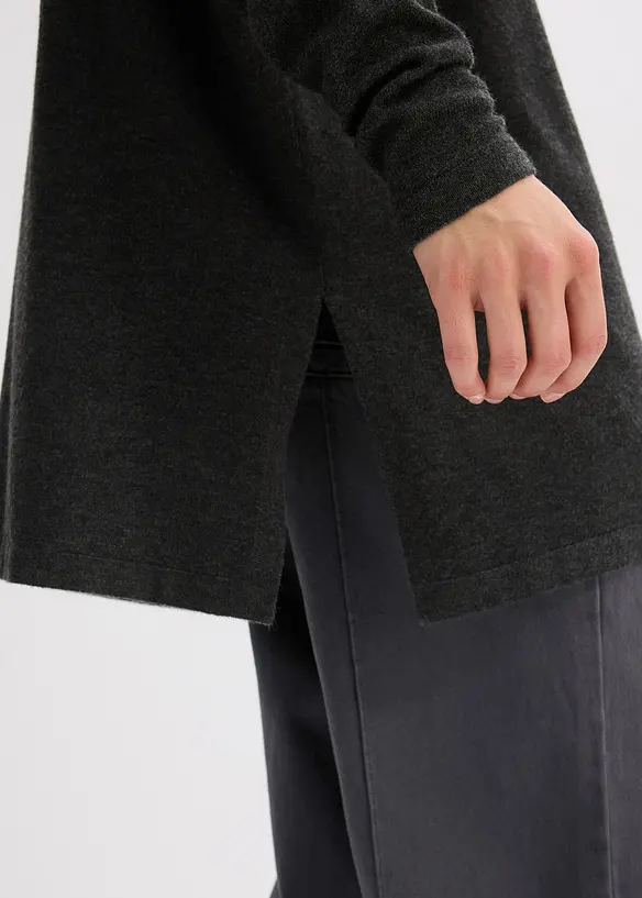 Pull forme cape en viscose mélangée, bonprix