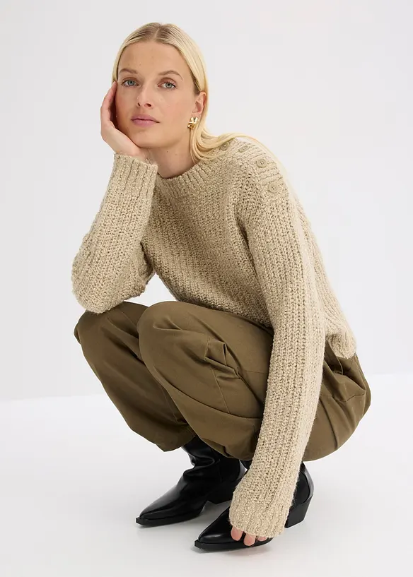 Pull en grosse maille, bonprix