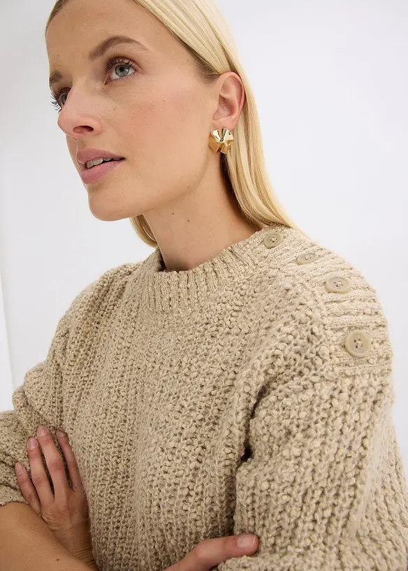 Pull en grosse maille, bonprix